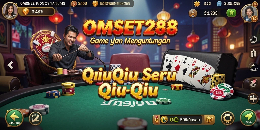 Tampilan menarik dari gameplay QiuQiu di OMSET288.