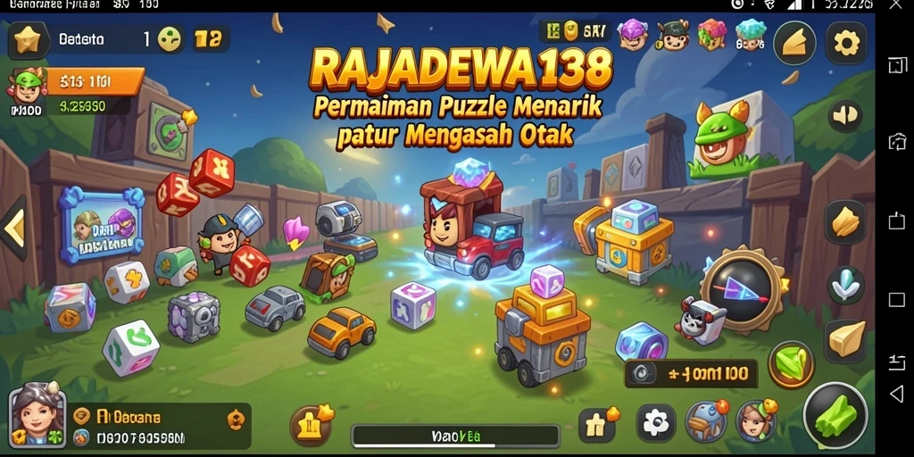 Tampilan gameplay RAJADEWA138 yang menarik dan penuh warna.