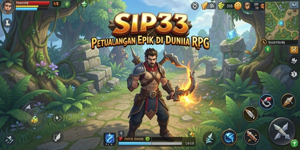 Tampilan gameplay SIP33 yang mendebarkan dalam dunia RPG.